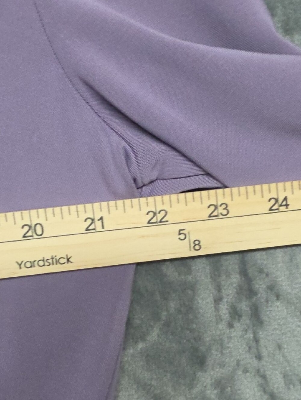 Casual Corner Lavender Ruffle-Trim Cardigan Sz XL - Picture 6 of 8